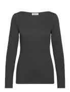 T-Shirts Long Sleeve Tops T-shirts & Tops Long-sleeved Grey Marc O'Polo