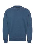 Sweater L/S Tops Sweatshirts & Hoodies Sweatshirts Blue United Colors Of Benetton