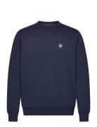 Emilio Navy Crewneck Tops Sweatshirts & Hoodies Sweatshirts Navy Pompeii