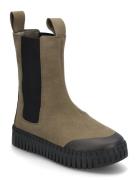 Tulip Winter Shoes Chelsea Boots Khaki Green Ilse Jacobsen