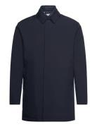 Climate Shell? Car Coat Jacket - Gr Frakke Jakke Navy Knowledge Cotton Apparel