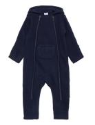 Mexi-Hc - Pram Suit Outerwear Fleece Outerwear Fleece Suits Navy Hust & Claire