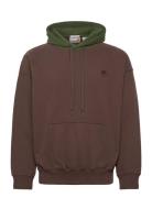 Heavy Boucle Hoodie Chocolate Brown Tops Sweatshirts & Hoodies Hoodies Brown Timberland