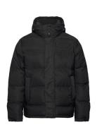 Thermo Embossed Downjacket Foret Jakke Black SIXTH JUNE