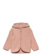 Jacket Ears Cotton Fleece  Outerwear Fleece Outerwear Fleece Jackets Pink Huttelihut