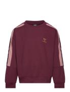 Hmlaudrey Sweatshirt Tops Sweatshirts & Hoodies Sweatshirts Burgundy Hummel