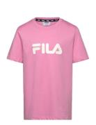 Solberg Classic Logo Tee Tops T-Kortærmet Skjorte Pink FILA