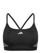 Aerct Ls 3S Bra Sport Bras & Tops Sports Bras - All Black Adidas Performance