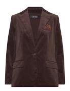 Bullion Corduroy Blazer Blazers Single Breasted Blazers Brown Lauren Ralph Lauren