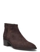 St Broomly Mid Boot Shoes Boots Ankle Boots Ankle Boots With Heel Brown GANT