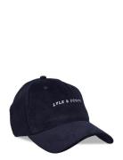 Embroidered Cord Cap Accessories Headwear Caps Navy Lyle & Scott