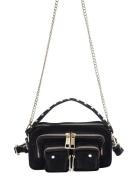 Helena Suede W. Gold Bags Small Shoulder Bags-crossbody Bags Black Nunoo