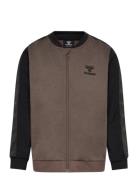 Hmlwulbato Zip Jacket Sport Sweatshirts & Hoodies Sweatshirts Brown Hummel