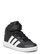 Grand Court Mid K Sport Sneakers High-top Sneakers Black Adidas Sportswear