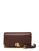 Stitched Crossbody Turn-Lock Tech Case Bags Crossbody Bags Brown Lauren Ralph Lauren