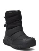 Ke Puffrider Wp C-Black-Steel Grey Vinterstøvler Pull On Black KEEN