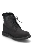 6 Inch Warm Lined Waterproof Boot Shoes Boots Ankle Boots Laced Boots Black Timberland