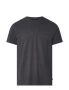 Travis Organic Cotton Tee Tops T-Kortærmet Skjorte Grey Lexington Clothing