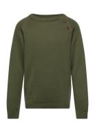 Merino Classic Pullover Ls Tops Knitwear Pullovers Green Copenhagen Colors