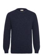 Neps Wool C-Neck Tops Knitwear Round Necks Navy GANT