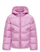 Kognewamanda Short Jacket Otw Foret Jakke Pink Kids Only