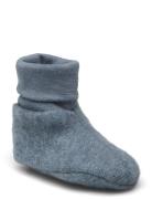 Soft Wool Footies Shoes Baby Booties Blue CeLaVi