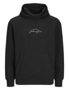 Jjstairs Sweat Hood Tops Sweatshirts & Hoodies Hoodies Black Jack & J S