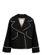 Objshiren Jacket Rep Outerwear Faux Fur Black Object