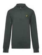 1/4 Zip Jumper Tops Sweatshirts & Hoodies Sweatshirts Green Lyle & Scott