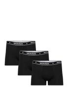 Morris Boxer Brief 3-Pack Old Blue Boxershorts Black Morris