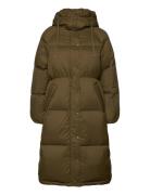 Full Length Down Coat Outerwear Coats Winter Coats Khaki Green GANT