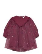 Tnsmibby L_S Dress Dresses & Skirts Dresses Casual Dresses Long-sleeved Casual Dresses Burgundy The New