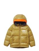 K Isfjord Down Jacket Sport Jackets & Coats Puffer & Padded Gold Helly Hansen