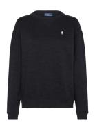 Arctic Fleece-Lsl-Sws Tops Sweatshirts & Hoodies Sweatshirts Black Polo Ralph Lauren