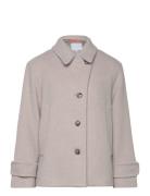 Rakel Jacket Lux Wool Uldjakke Jakke Cream Naja Lauf