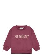 Tnsmolly Sweatshirt Tops Sweatshirts & Hoodies Sweatshirts Burgundy The New