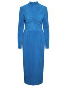 Yasolinda High Neck Ls Long Dress S. Maxikjole Festkjole Blue YAS
