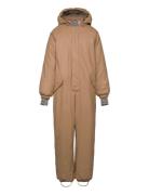 Wintersuit Ludo Outerwear Coveralls Snow-ski Coveralls & Sets Brown Wheat