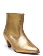 Hilly 50 Stiletto Shoes Boots Ankle Boots Ankle Boots With Heel Gold Anonymous Copenhagen