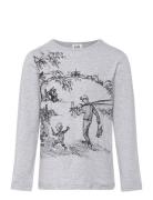 Emil And Alfred Shirt Tops T-shirts Long-sleeved T-Skjorte Grey Emil I Lönneberga