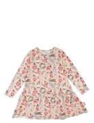 Mys Kalas Klänning Dresses & Skirts Dresses Casual Dresses Long-sleeved Casual Dresses Pink MUMIN