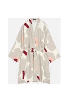 Unikko Bath Robe Home Textiles Bathroom Textiles Robes Grey Marimekko Home