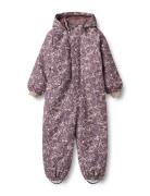 Snowsuit Miko Tech Outerwear Coveralls Snow-ski Coveralls & Sets Purple Wheat