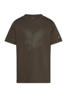 Graphic Eagle T-Shirt Tops T-Kortærmet Skjorte Green Lyle & Scott