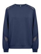 Sc-Banu Tops Sweatshirts & Hoodies Sweatshirts Blue Soyaconcept