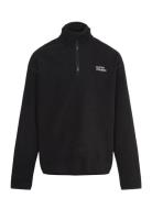 Jjecorp Logo Fleece Quarter Zip Jnr Outerwear Fleece Outerwear Fleece Jackets Black Jack & J S