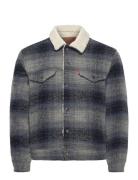 Plaid Type3 Sherpa Truck Westi Uldjakke Jakke Grey LEVI´S Men