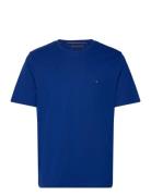 Ess Seasonal Reg Fit Solid Tee Tops T-Kortærmet Skjorte Blue Tommy Hilfiger