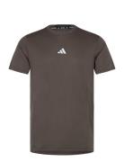 Adidas D4T Hiit Workout Heat.rdy T-Shirt Sport T-Kortærmet Skjorte Brown Adidas Performance