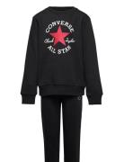 Converse Dissected Chuck Patch Fleece Crew Set Sets Sweatsuits Black Converse